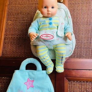 American girl bitty baby doll ,backpack and better baby kit bag